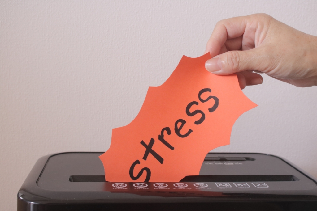 仕事のストレスを処理するイメージ